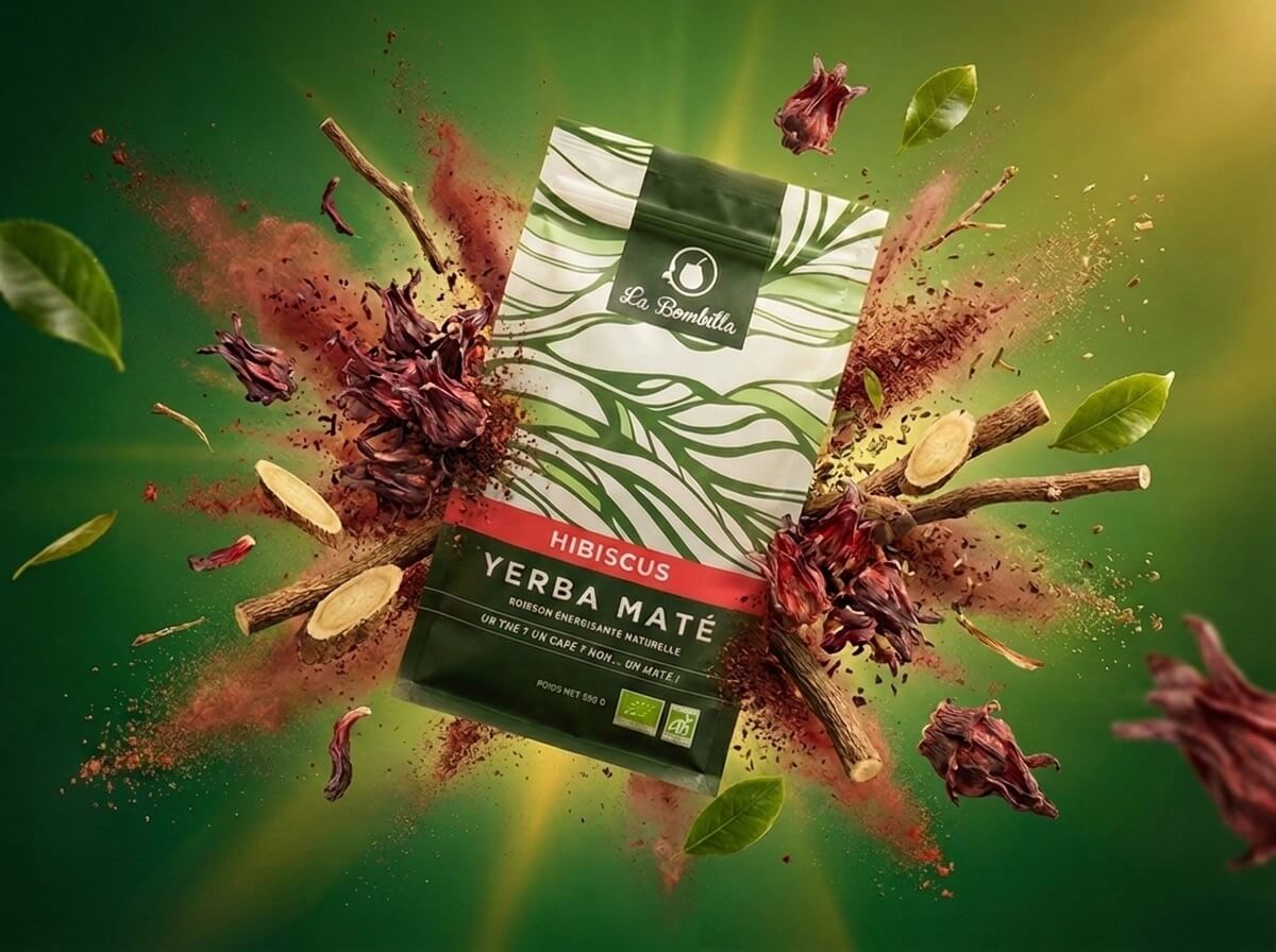 Maté Hibiscus : La Formule de l'Été — Énergie + Rafraîchissement