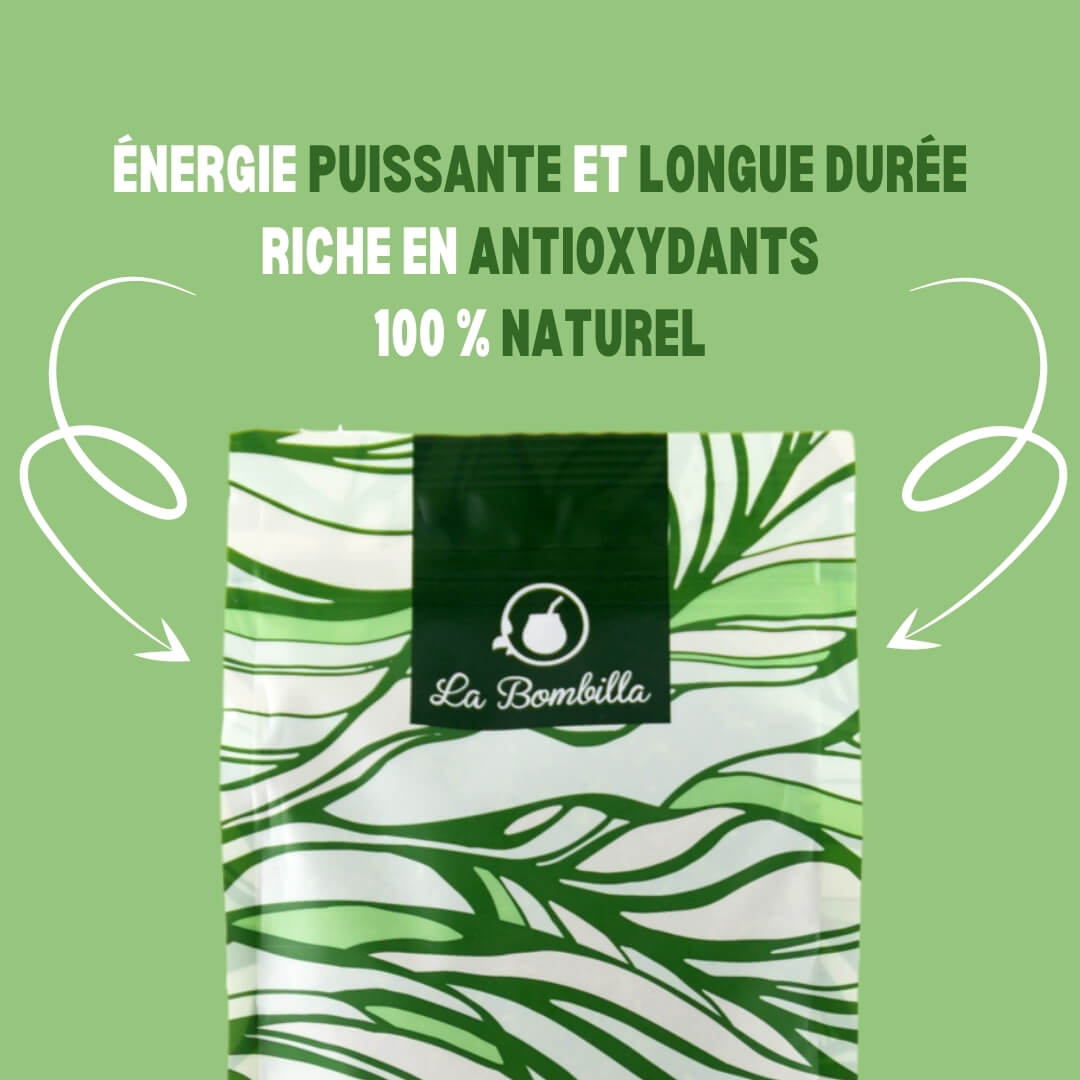 Les bienfaits du maté - Energisant longue durée 100% naturel, riche en antioxydants 