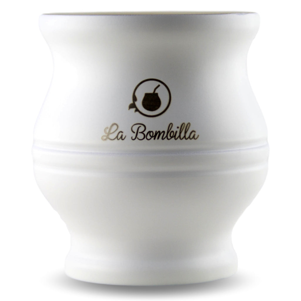 Calebasse inox Blanche